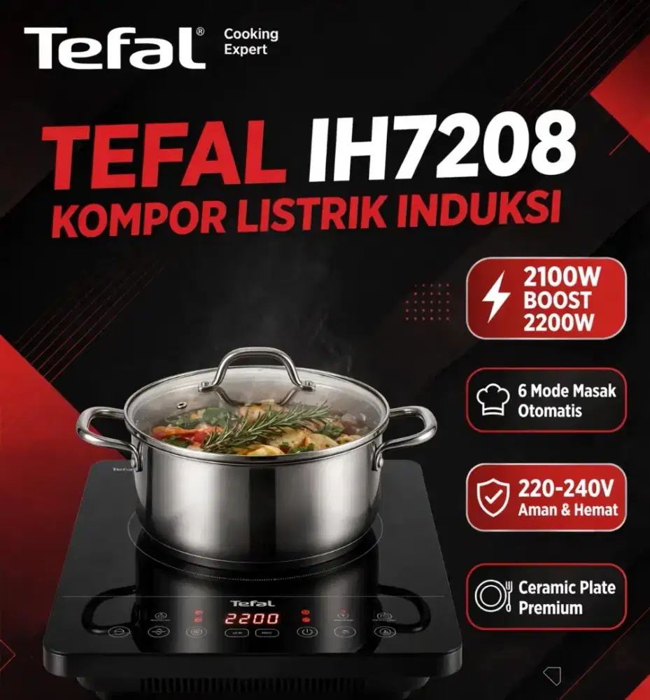 KOMPOR LISTRIK TEFAL/KOMPOR INDUKSI