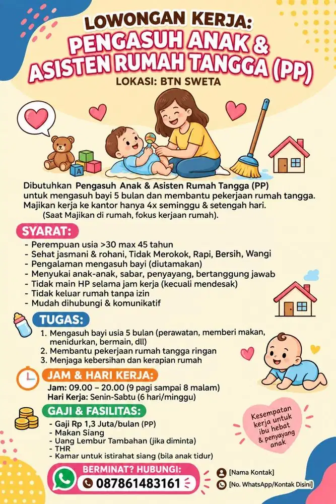 Dicari art secepatnya