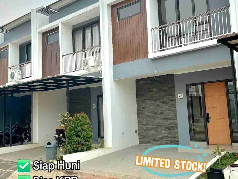 Rumah 2 Lantai Siap Huni Dekat BSD City Bebas Banjir Bisa Kpr