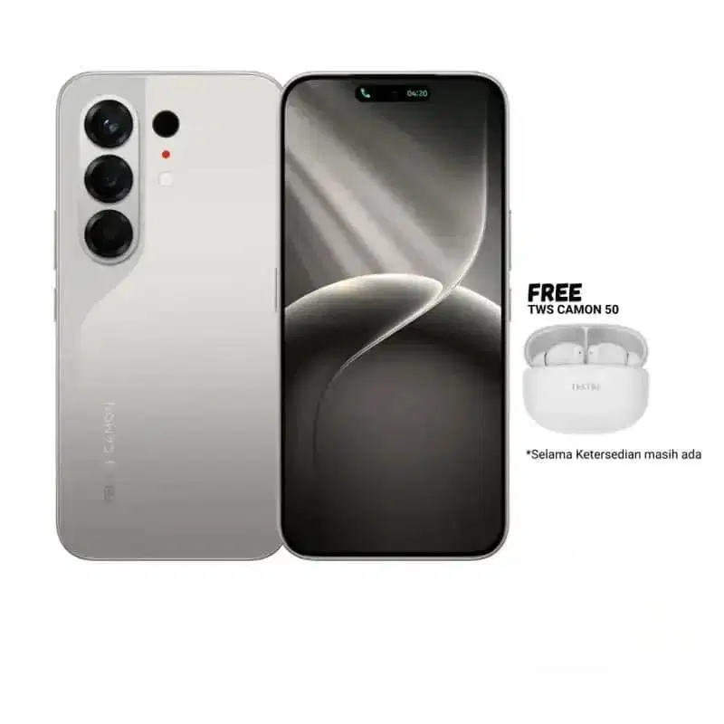 Tecno Camon 50 8/256 black + TWS (baru)/msi