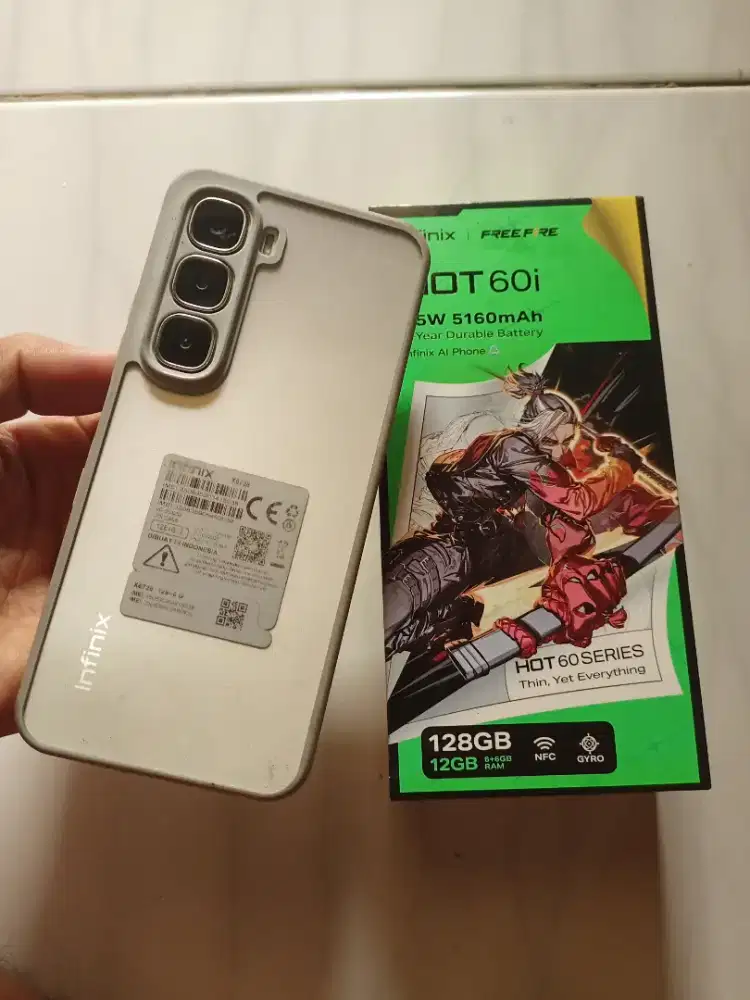 Infinix hot 60i 12/128 fullset