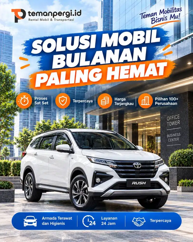 Sewa Mobil Perusahaan Bulanan hingga Tahunan