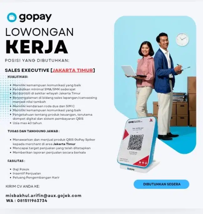 Lowongan kerja sales executive