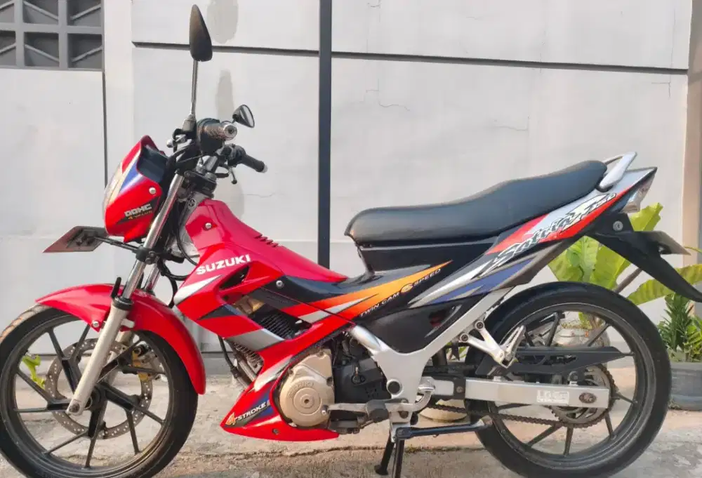 Suzuki satria fu150 2005 cbu thailand merah hitam