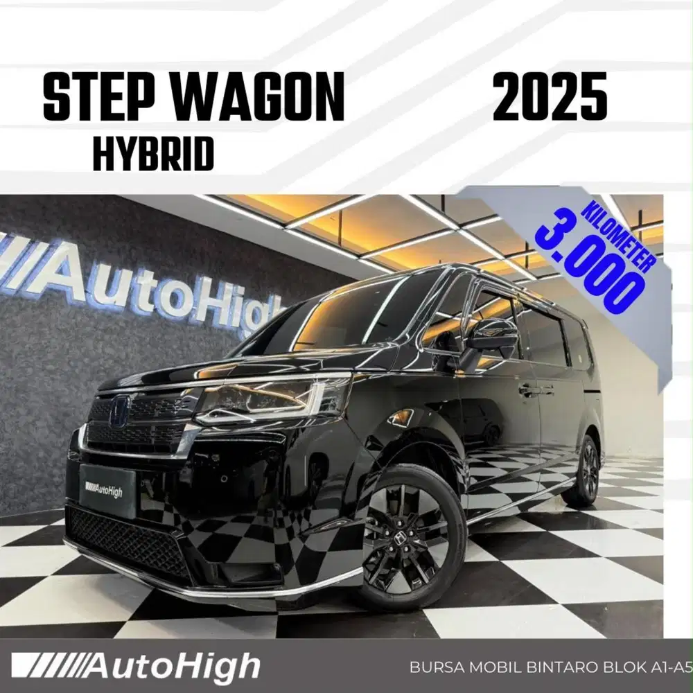 DP10% [Km5.000] Step Wagon 2025 Black / Stepwgn Reg 2026 #AUTOHIGH