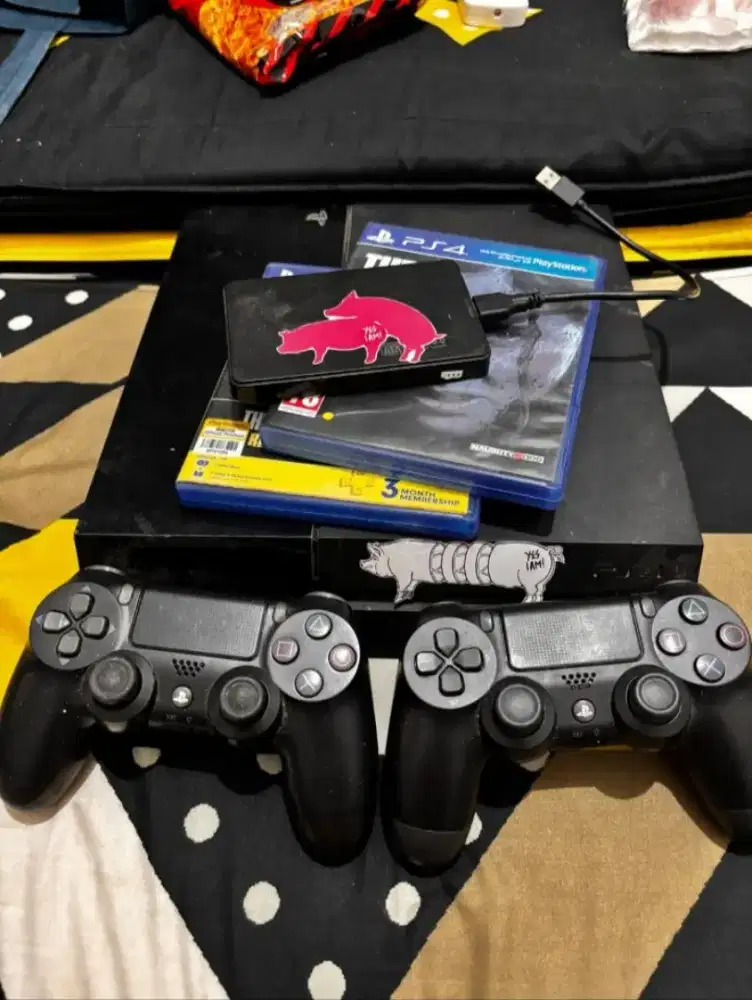 PS 4 Bisa Kaset Dan Hardisk 500Gb Games Banyak