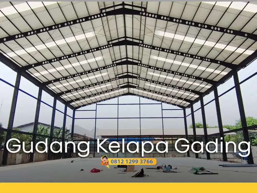 Sewa Gudang Baru Kelapa Gading Lokasi Bagus, dekat gudang Sunter, gudang Cakung, gudang Marunda
