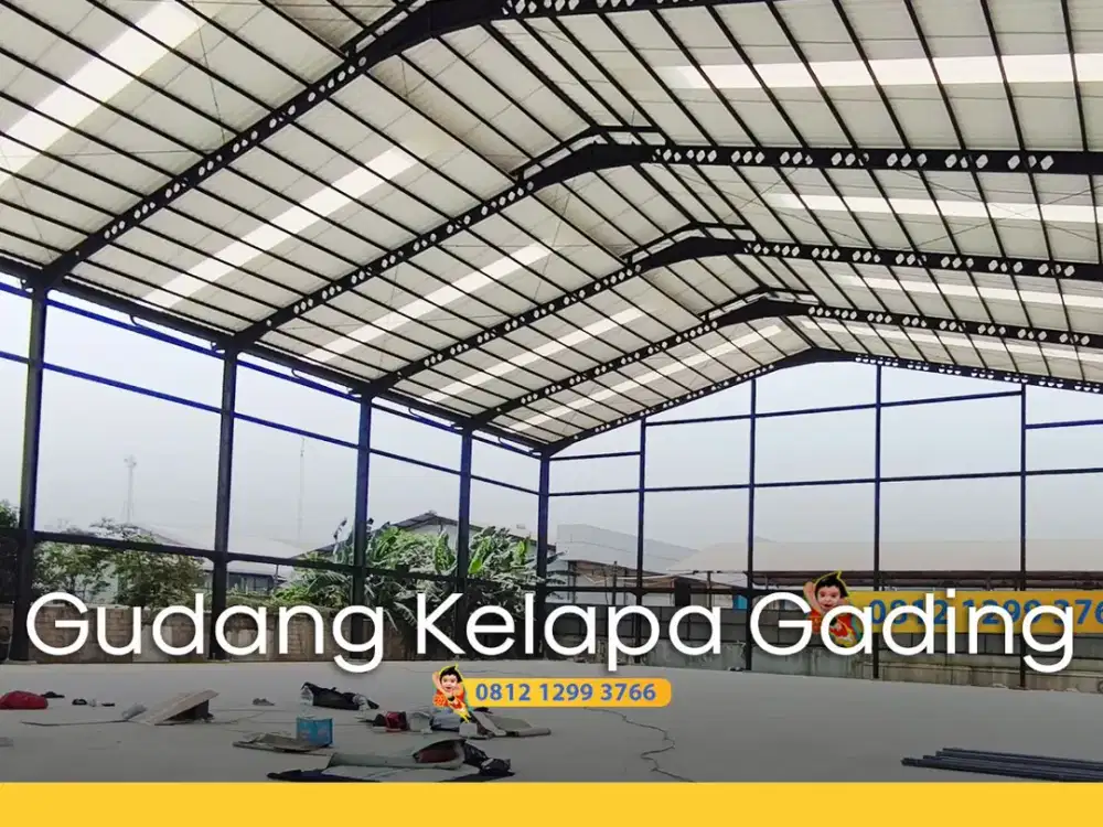Sewa Gudang Baru Kelapa Gading Lokasi Bagus, dekat gudang Sunter, gudang Cakung, gudang Marunda