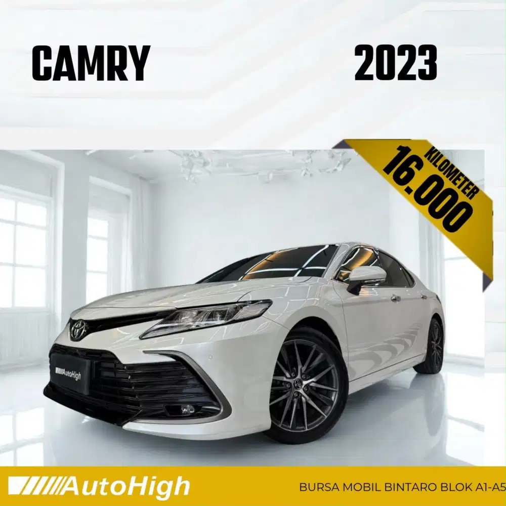 DP10% [Km16.000] Camry V 2023 White Reg 2024 #AUTOHIGH