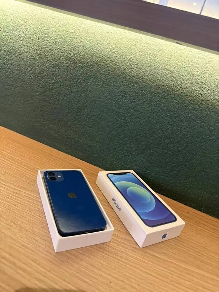iphone 12 128gb warna blue ya