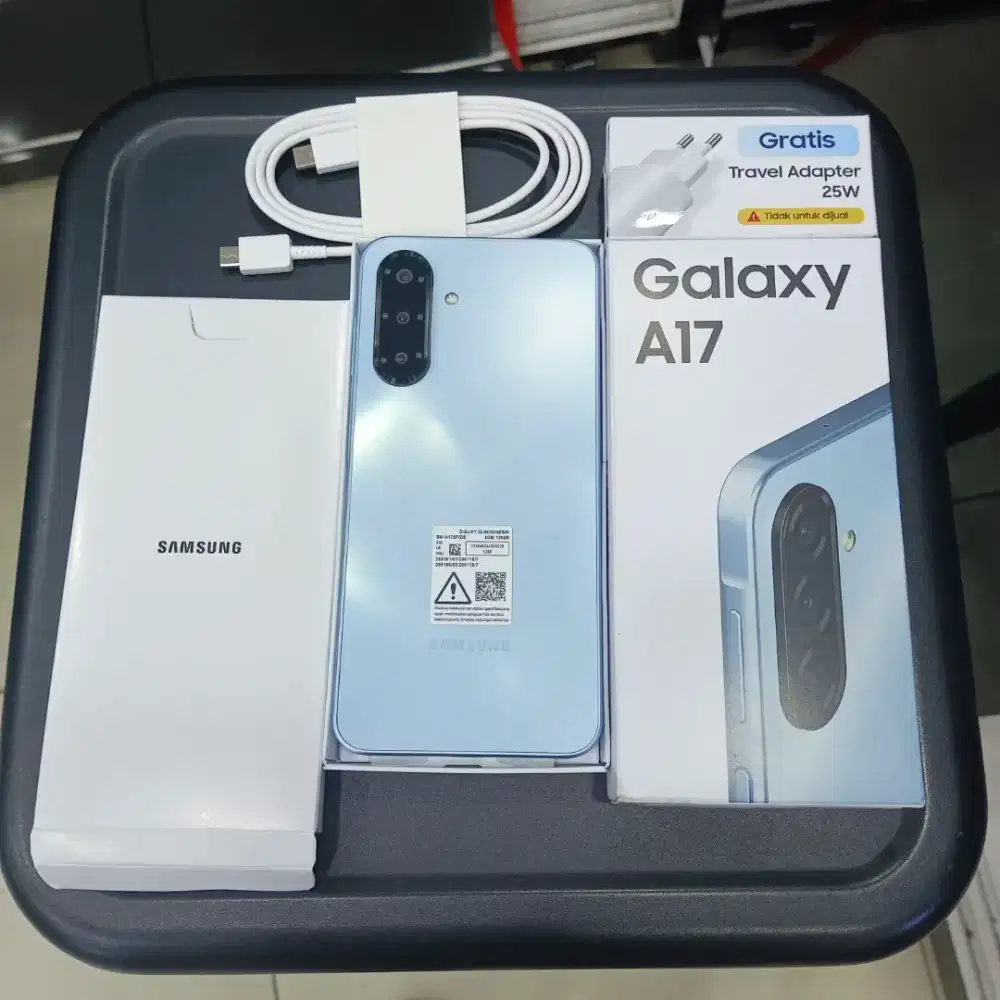 Second like new samsung A17 4g 8\128 garansi panjang nego sampe jadi