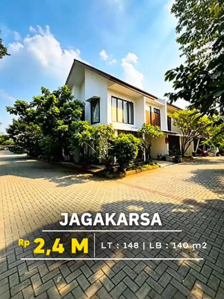 Rumah Hook Row Lebar ada fasum Jagakarsa Jakarta Selatan