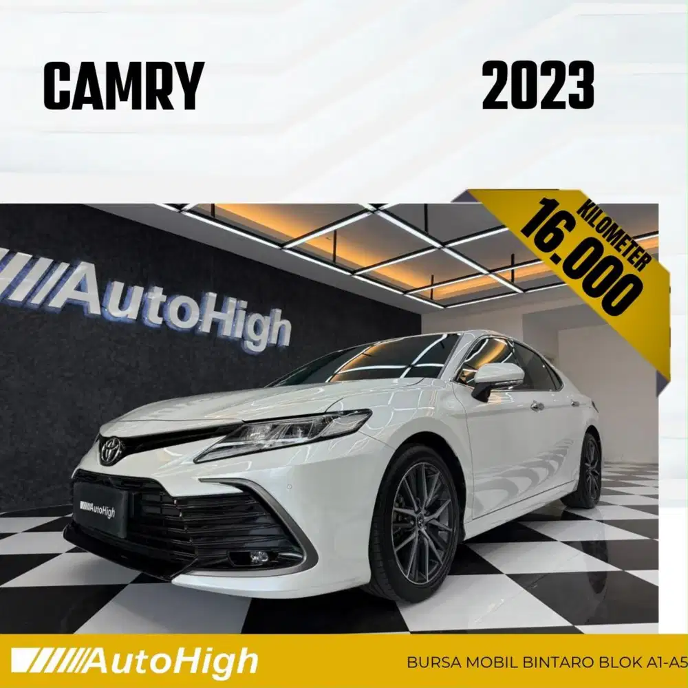 DP10% [Km16.000] Camry V 2023 White Reg 2022 #AUTOHIGH