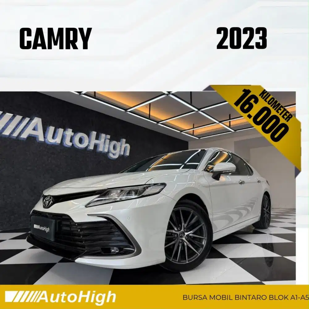 DP10% [Km16.000] Camry V 2023 White Reg 2022 #AUTOHIGH