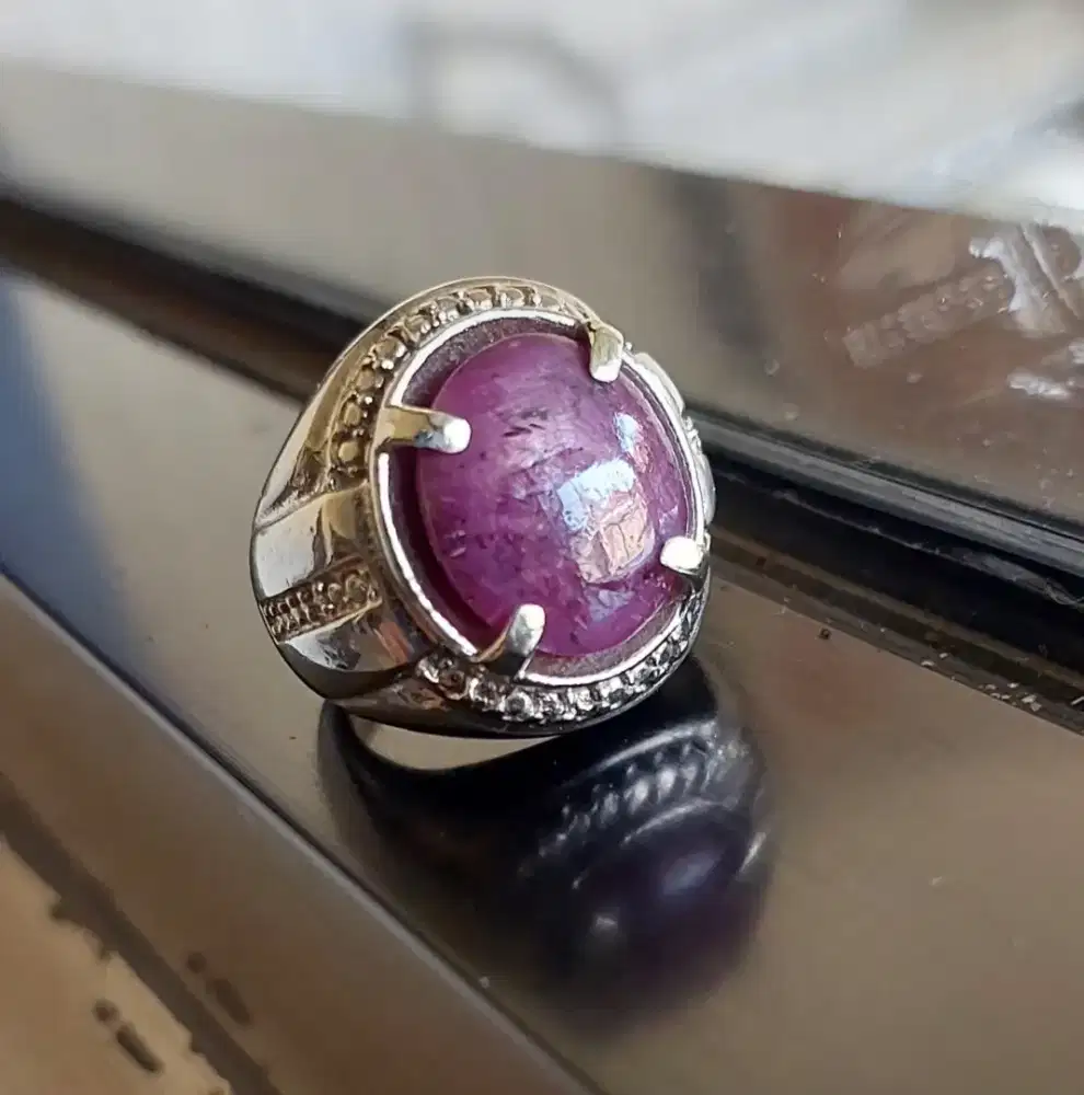 Ruby Star ring Alpaka