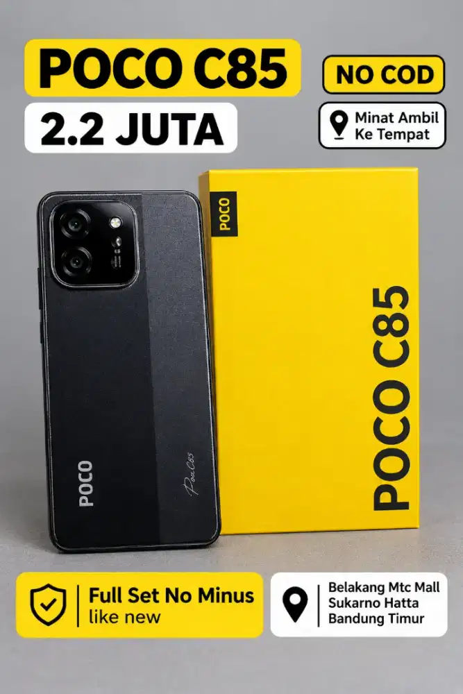 Poco C85 6/128 Like New
