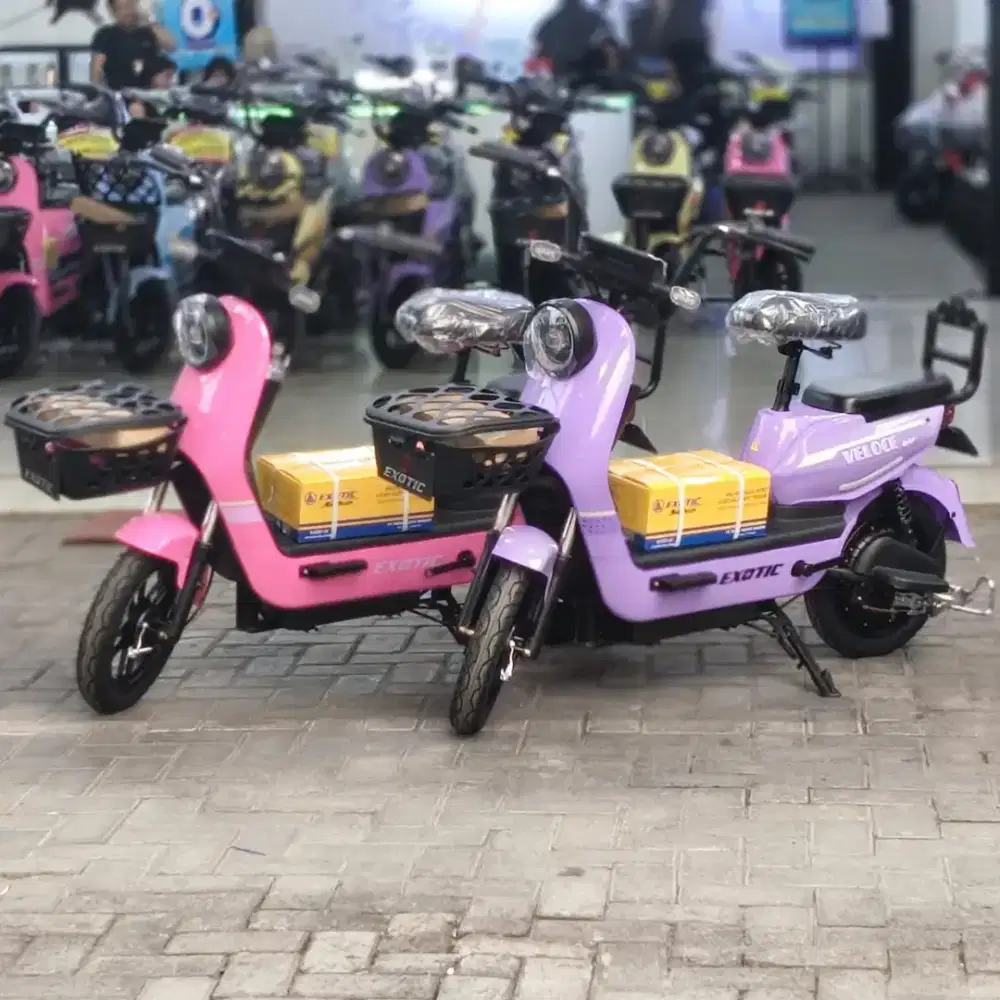 SEPEDA LISTRIK EXOTIC V1 READY STOCK TIGA JUTAAN AJA