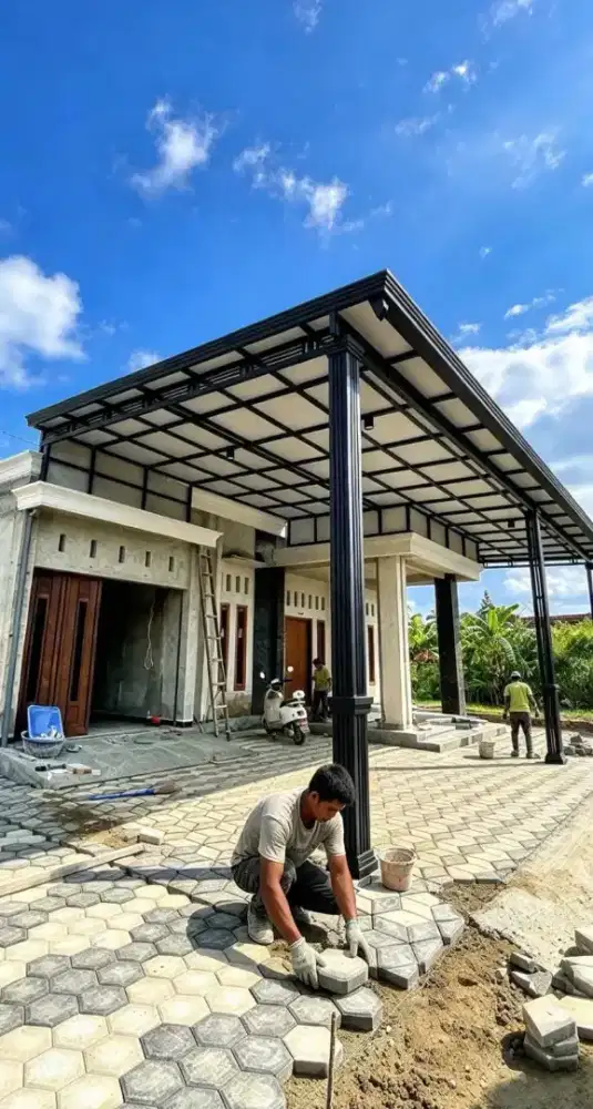 Kanopi atap alderon twinwall double layer