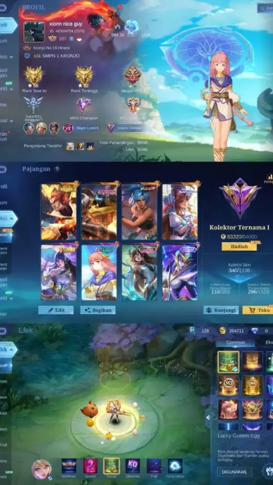 JUAL AKUN MOBILE LEGENDS AMAN TERPERCAYA YANG MINAT CHET