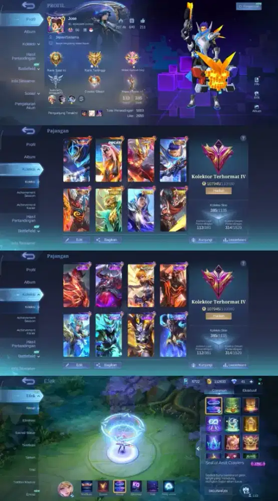 JUAL AKUN MOBILE LEGENDS AMAN TERPERCAYA YANG MINAT CHET