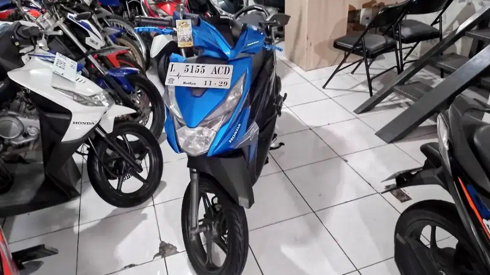 Beat 2019 warna biru