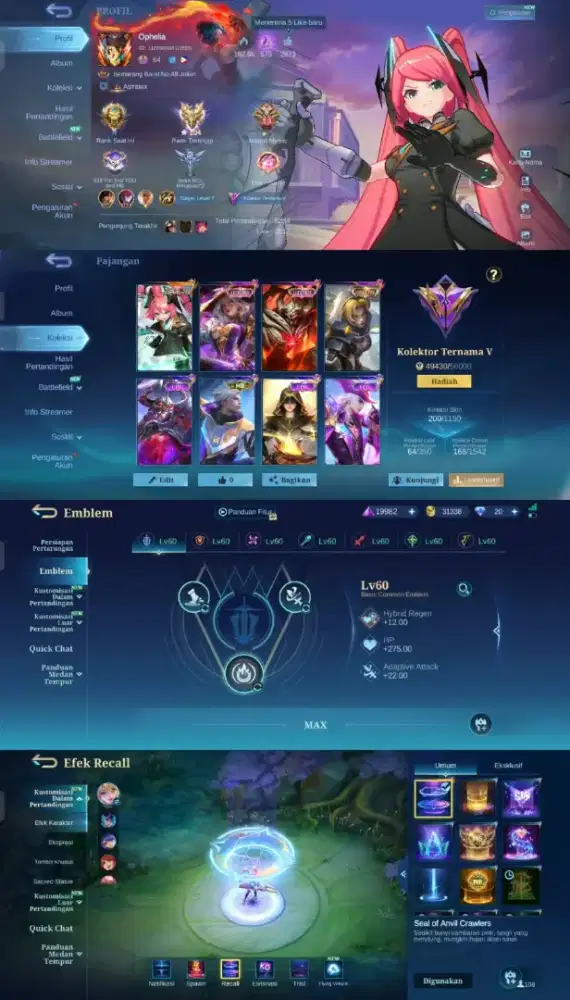 JUAL AKUN MOBILE LEGENDS AMAN TERPERCAYA YANG MINAT CHET