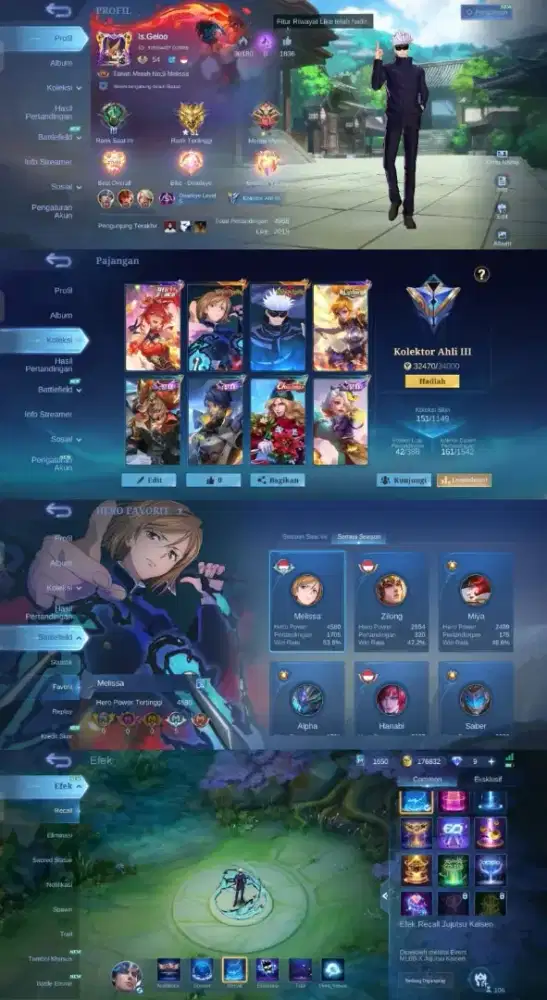 JUAL AKUN MOBILE LEGENDS AMAN TERPERCAYA YANG MINAT CHET