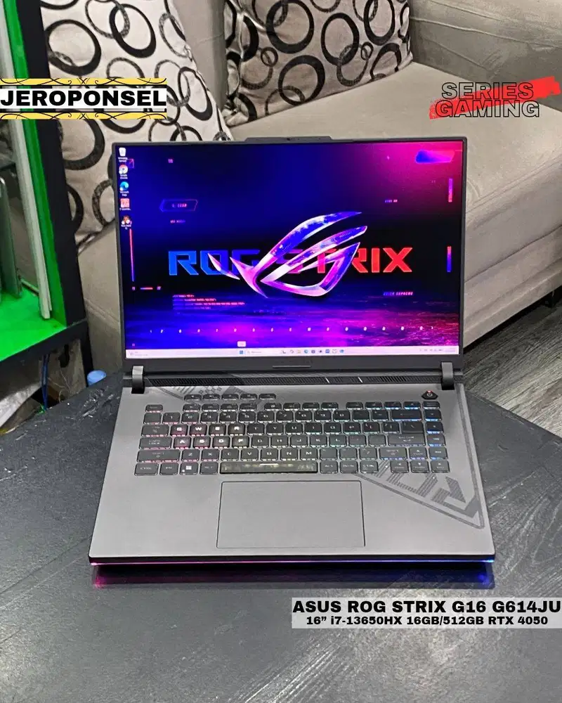 ASUS ROG STRIX G16 G614JU 16” WUXGA i7-13650HX 16GB/512GB RTX 4050