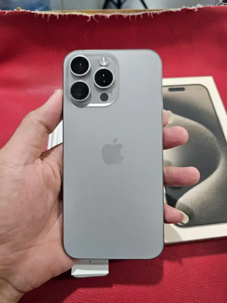 Iphone 15 promax 256gb ibox mulus like new fulset ori