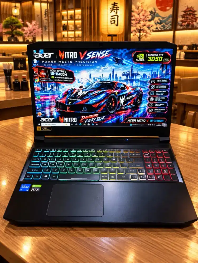 ACER NITRO SENSE 5-AN515-57 GEN 11 NVIDIA RTX 3050 [Super Gaming]