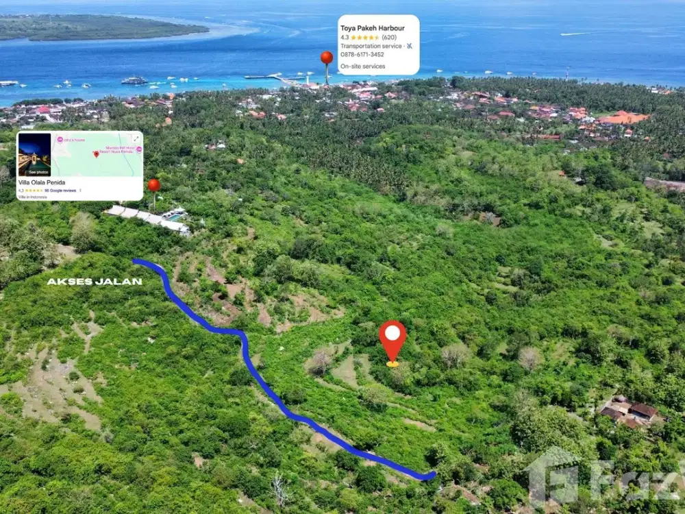 Land for sale in Nusa Penida, Bali