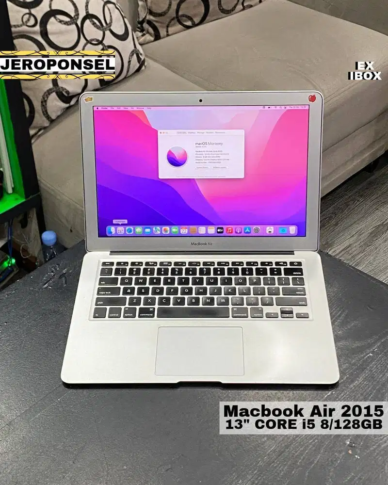 MACBOOK AIR 2015 13” 8/128GB MULUS ORIGINAL GARANSI