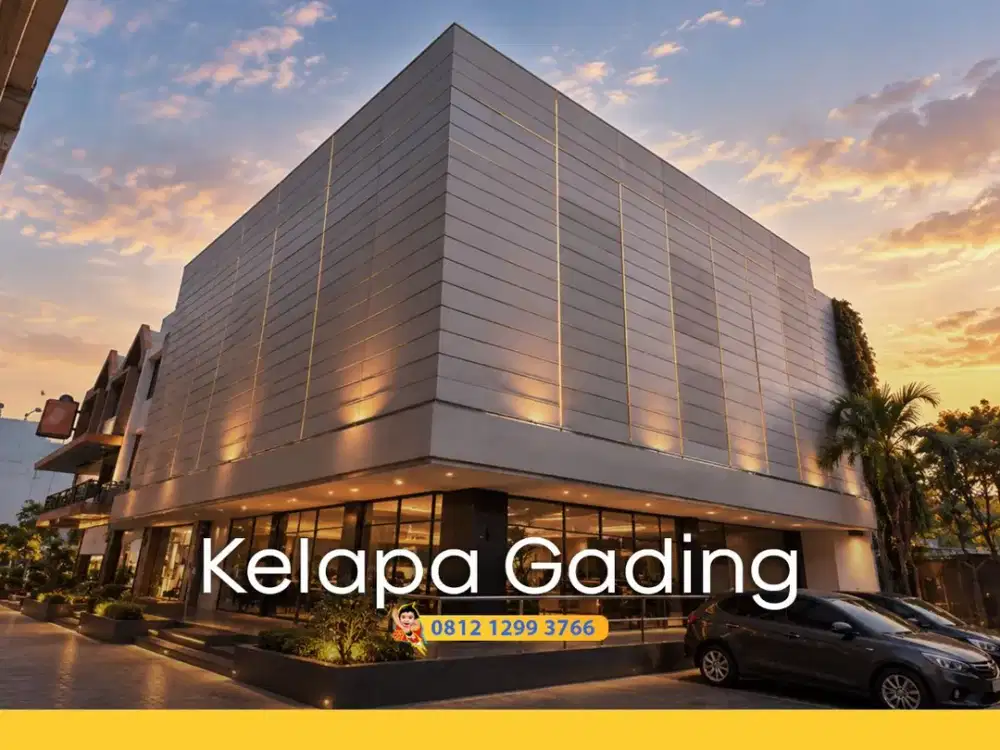 Bagusss!!! Ruko Gandeng Boulevard Kelapa Gading ex Bank 3 Lantai