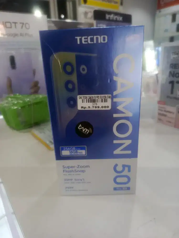 TECNO CAMON 50 PRO 5G 8 /256 ATLANTIS DAHSYAT