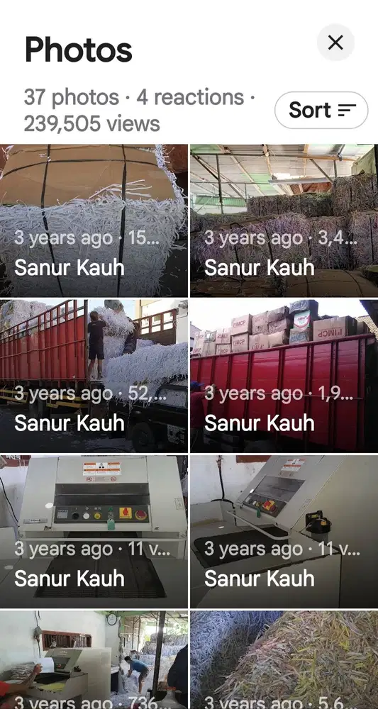 Sortir packing filing potong driver pick up