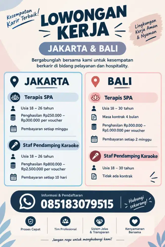 Lowongan kerja spa