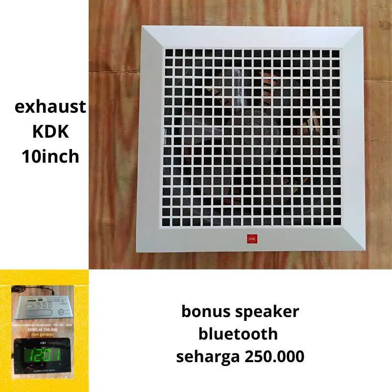 exhaust KDK 10inch TIPE TERBARU  batal pasang , lama di gudang