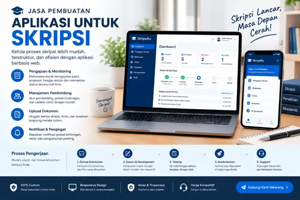 Jasa pembuatan aplikasi website untuk Skripsi