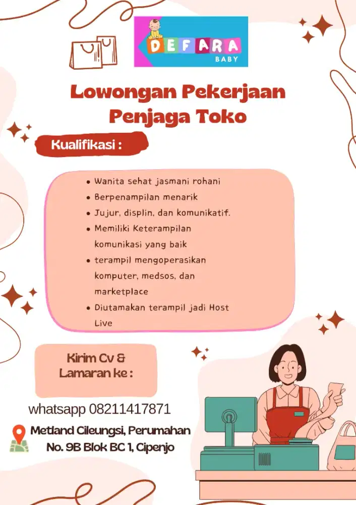 Lowongan Penjaga Toko - Cipenjo