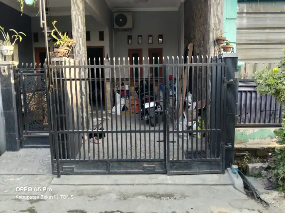 Pagar Besi buka dan dorong