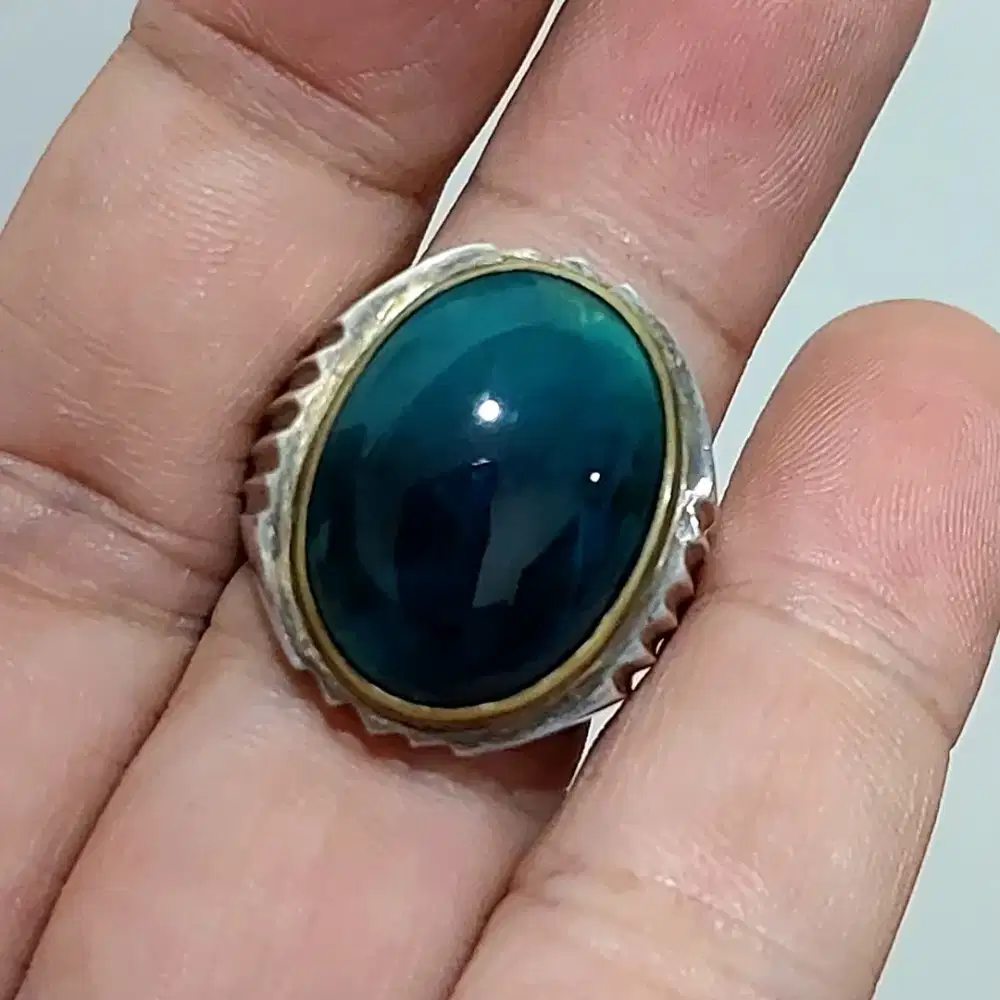Bacan Doko ring perak size 7