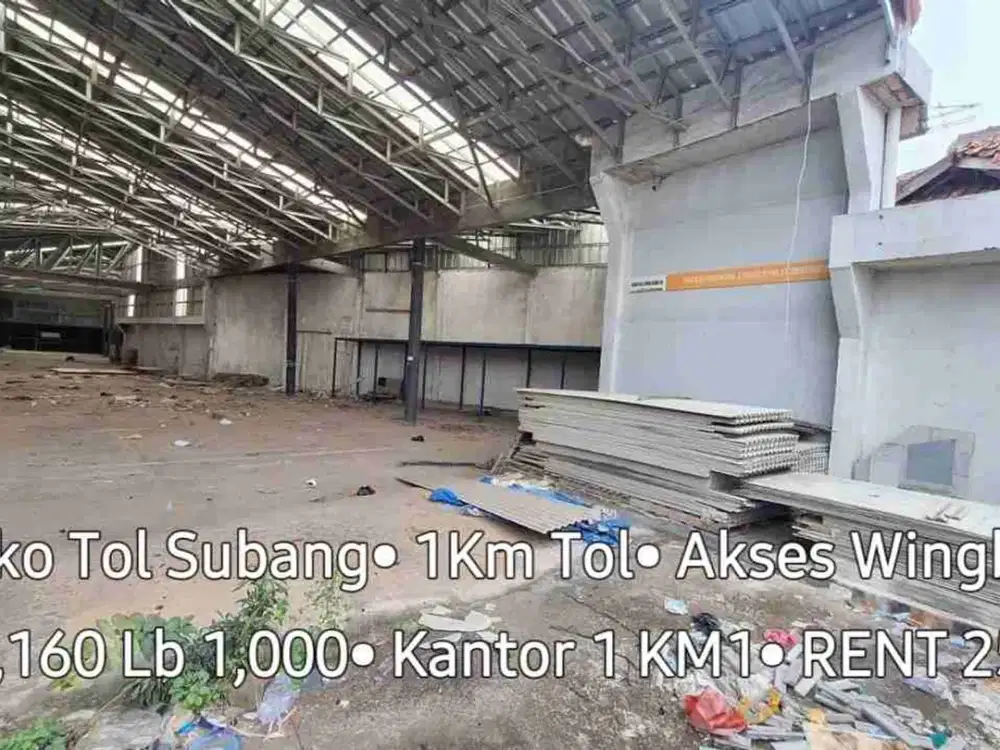 Gudang Toko TOL Subang