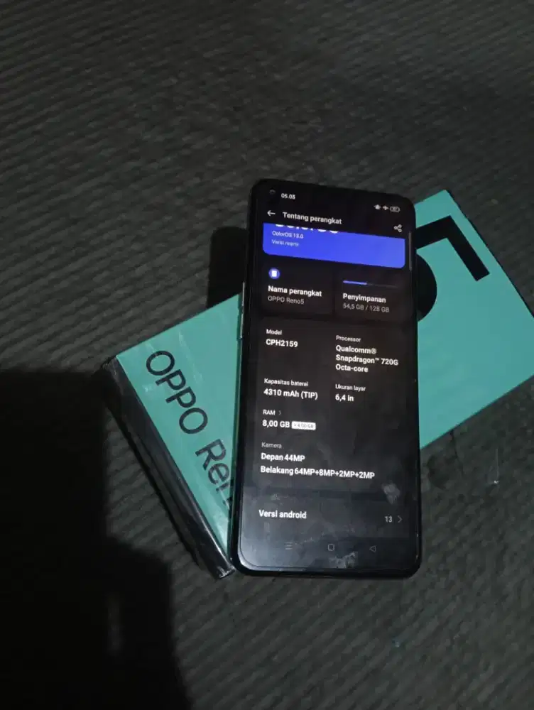 Oppo reno 5 kmplit lcd lokal ff ga jalan hp siap pake