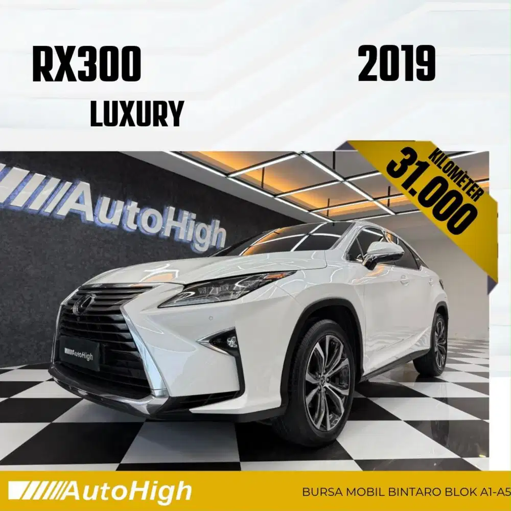 DP10% [Km30.000] RX300 Luxury 2019 White / RX 300 Reg 2018 #AUTOHIGH