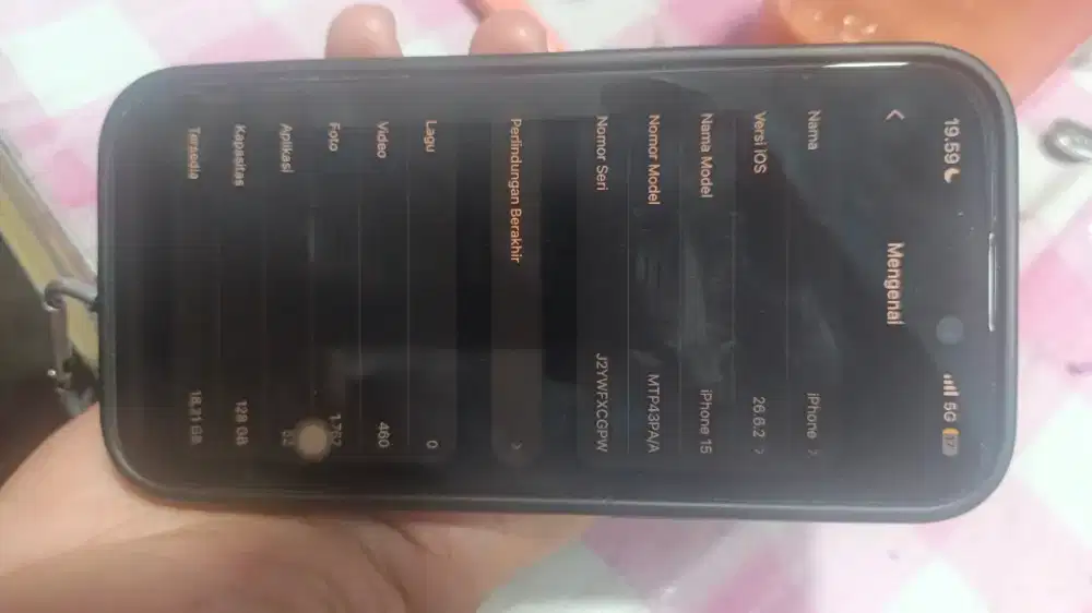 Iphone 15 128gb fullset ex ibox