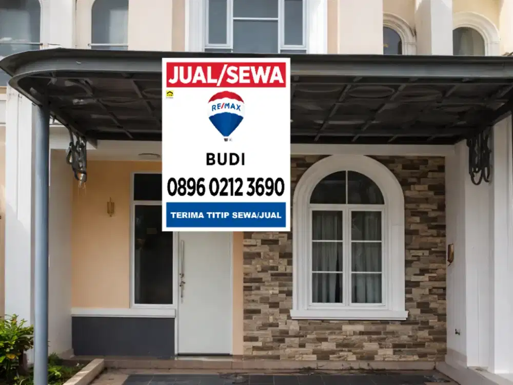 Disewa Dijual Rumah Cluster Laseine Jgc Jakarta Garden City Cakung Mendekati Furnish LT 6 X 15 2+1 KT