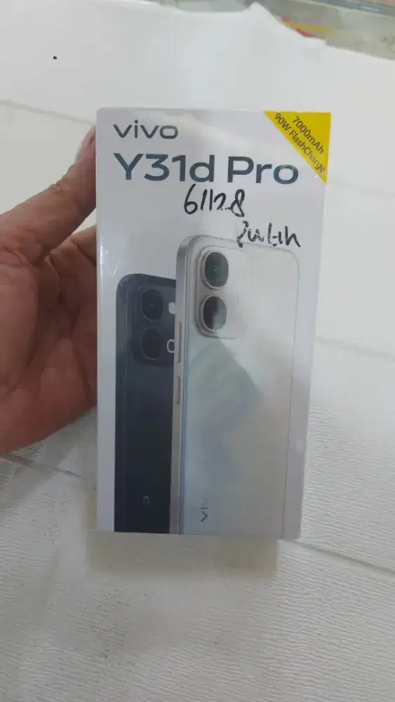 Vivo y31d ram 6/128 gb putih