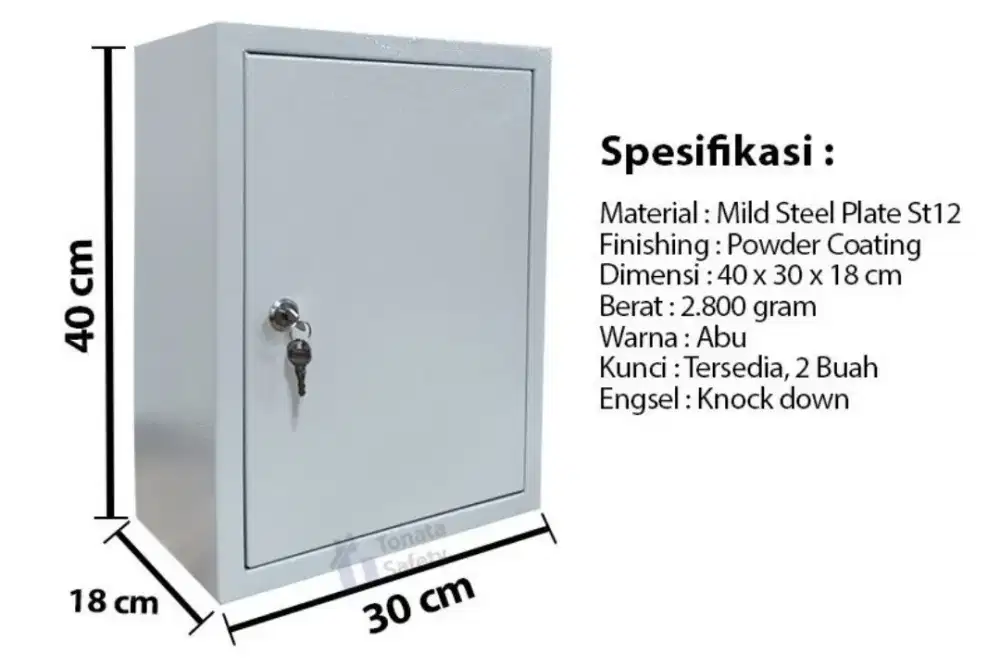 Box panel listrik 40x30x18