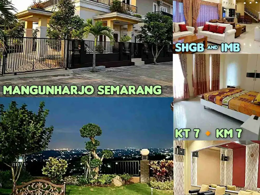 DIJUAL TANAN LUAS & MANGUNHARJO SEMARANG. LUXURY HOUSE FOR SALE