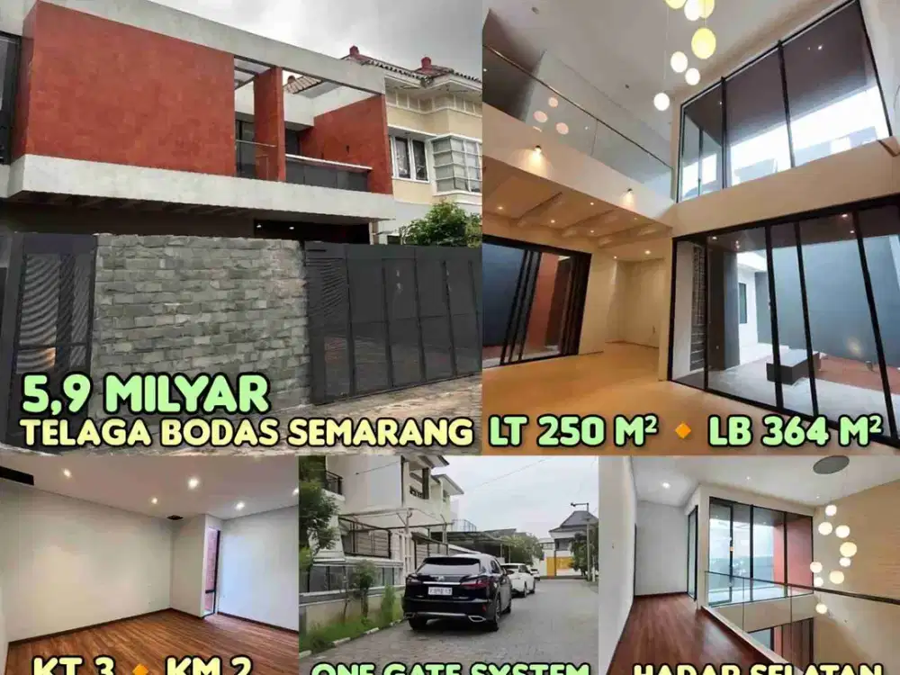 LUXURY HOUSE FOR SALE. PERUM TELAGA BODAS, KARANGREJO, GAJAHMUNGKUR, SEMARANG